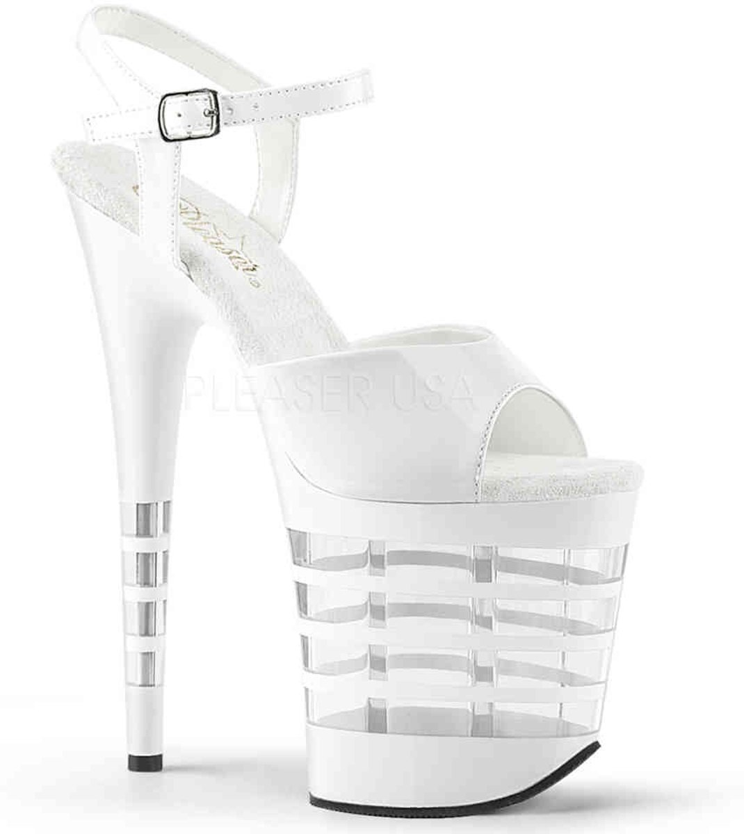 EU 35 = US 5 | FLAMINGO-809LN | 8 Heel, 4 Lined PF Ankle Strap Sandal